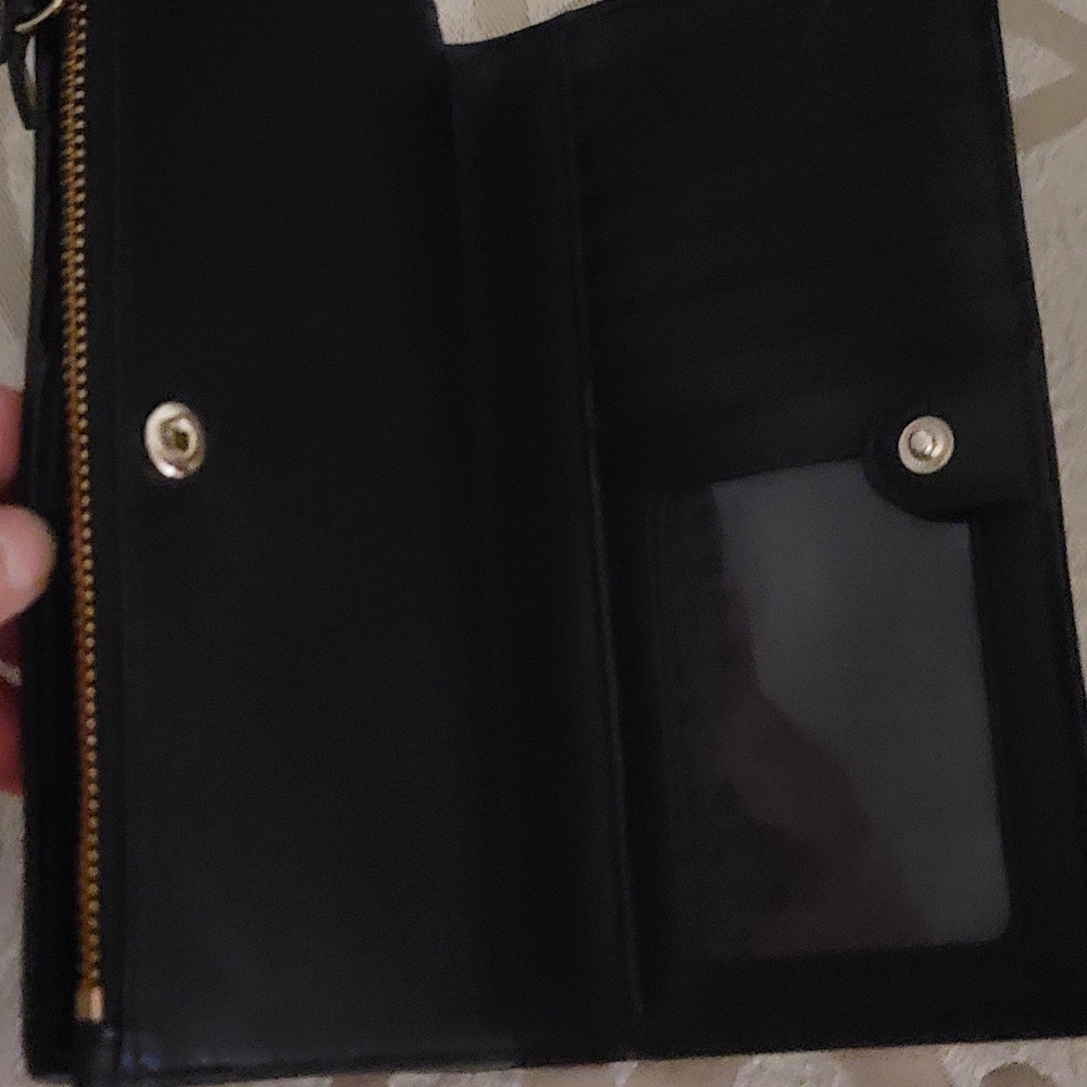 Kate Spade Patterson Drive Braylon Black Wallet in Pebbled Leather. EUC - Picture 7 of 15